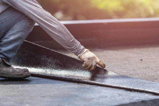 Professional Crawl Space Encapsulation technician working in Locust Valley, NY